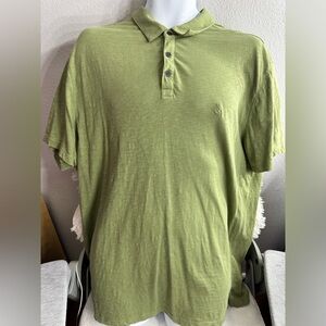 John Varvatos Olive Polo Shirt